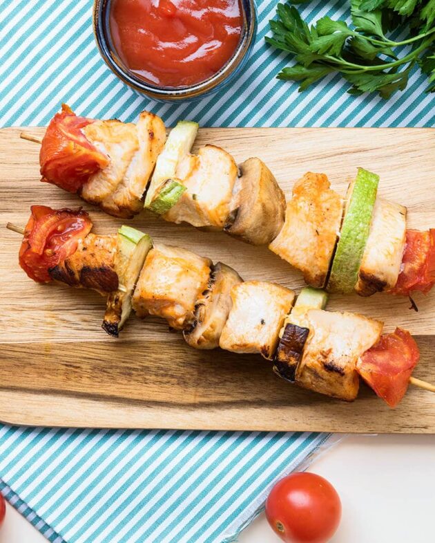 Vegetable and Halloumi Grilled Skewers 3 recipe 32