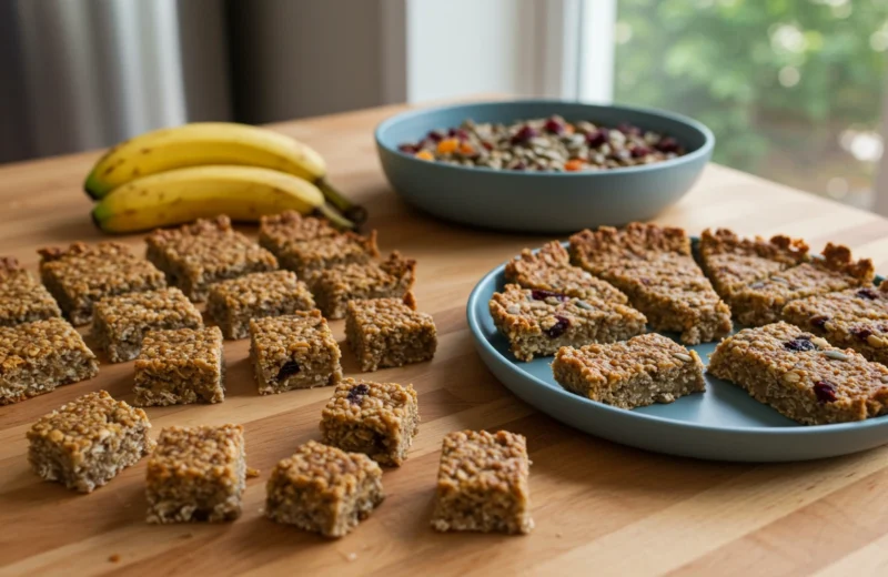 Easy Homemade Snack Bars for Toddlers 15 Homemade snack bars for toddlers with oats, banana, and fruit