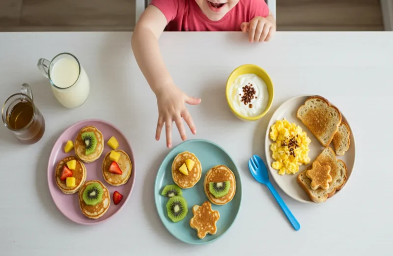 Toddler Breakfast Finger Foods (Self-Feeding Made Simple) 19 Toddler breakfast finger foods with pancakes, fruit, toast, and egg bites for self-feeding