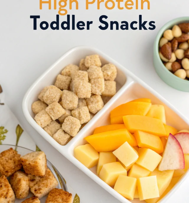 high protein toddler snacks