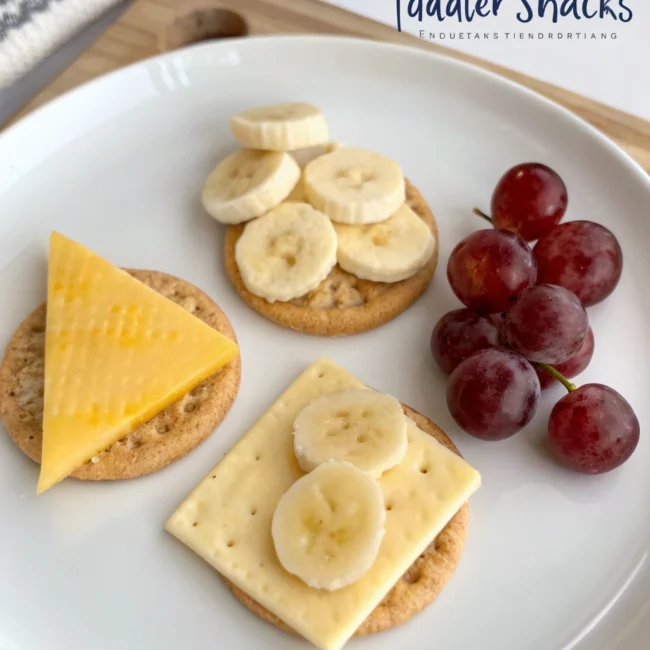 3 ingredient toddler snacks
