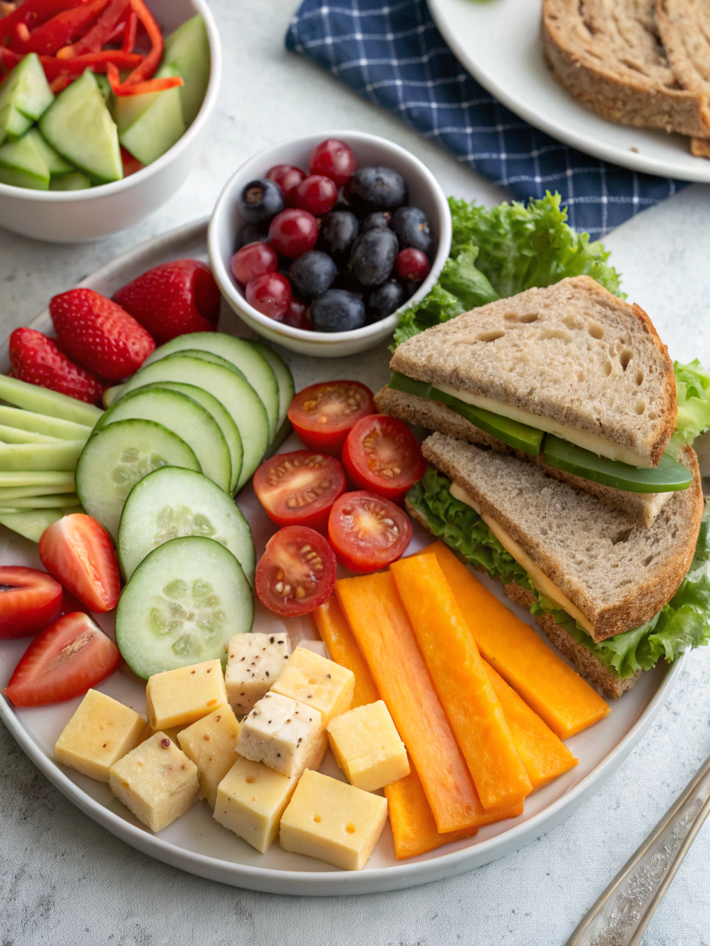 Rainbow Veggie Chicken Nuggets Ingredients