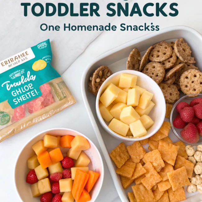 store bought vs homemade toddler snacks