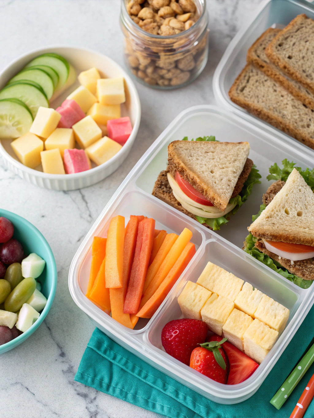Rainbow Veggie Chicken Nuggets Ingredients
